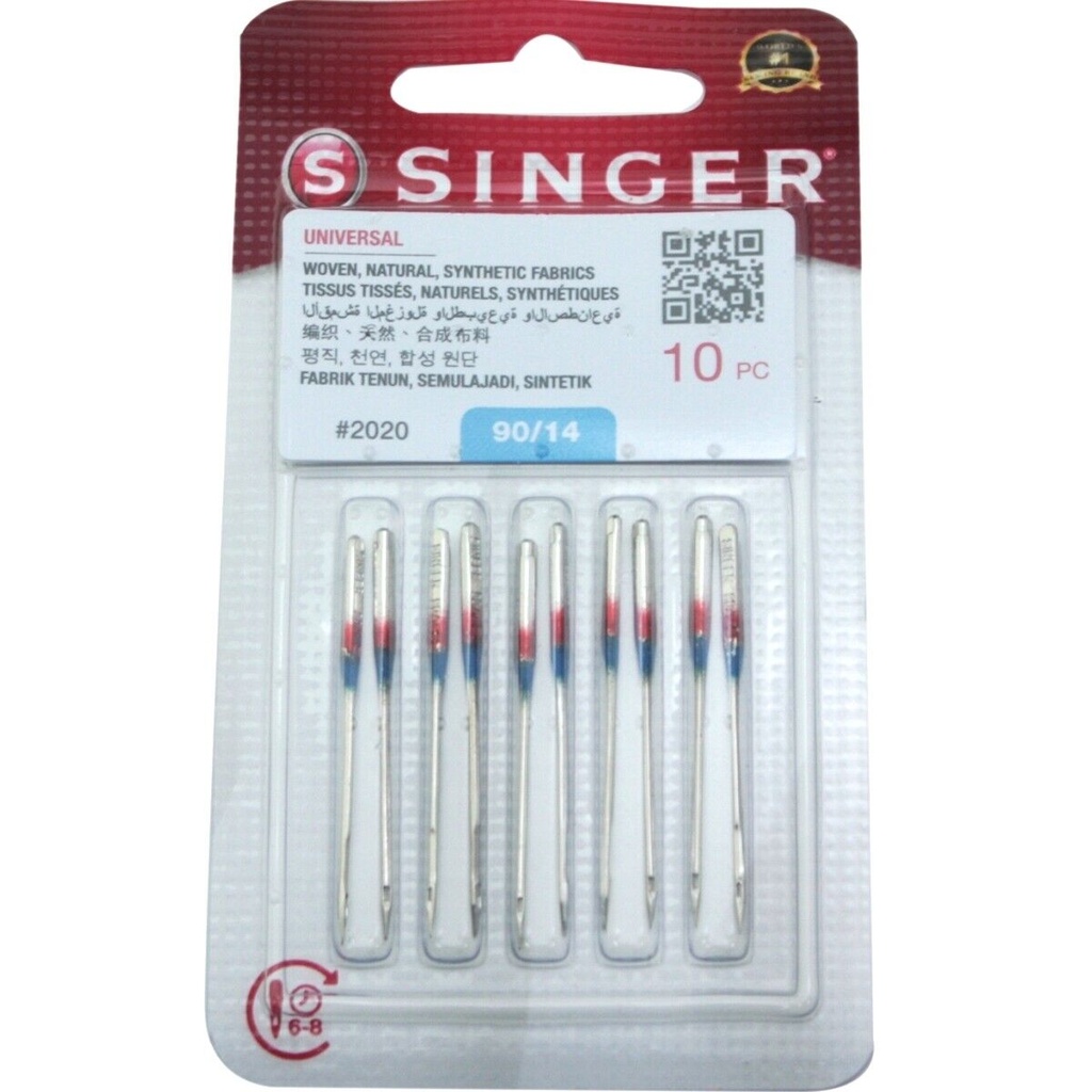 SINGER aiguille univ. 10pcs 90/12 (2020)