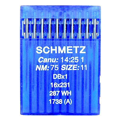 SCHMETZ-Aiguilles industrielles 75/11 DBx1 16x231 287 WH 1738(A) 