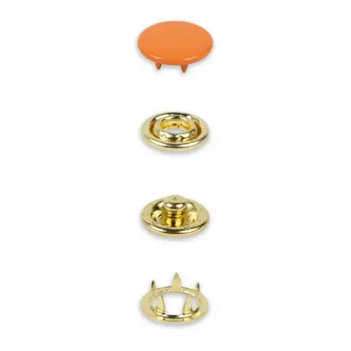[390776] Prym - Boutons pression Jersey, 12 mm, orange