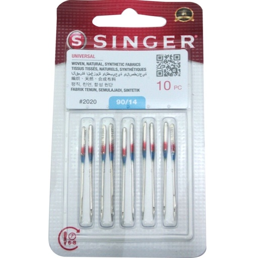 [N202014M1003] SINGER aiguille univ. 10pcs 90/12 (2020)